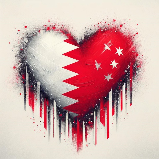 dziedzictwo w kolorach jak flaga Bahrajnu uchwyca ducha i istotę narodu