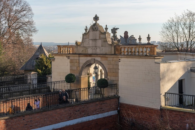 Dziedziniec Klasztor Jasna Góra w Częstochowie w Polsce