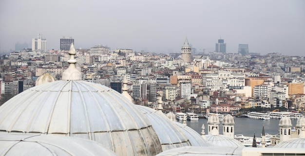 Dzielnica Galata i Karakoy w Stambule