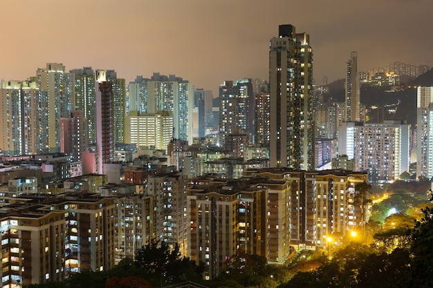 Dzielnica mieszkaniowa w Hongkongu