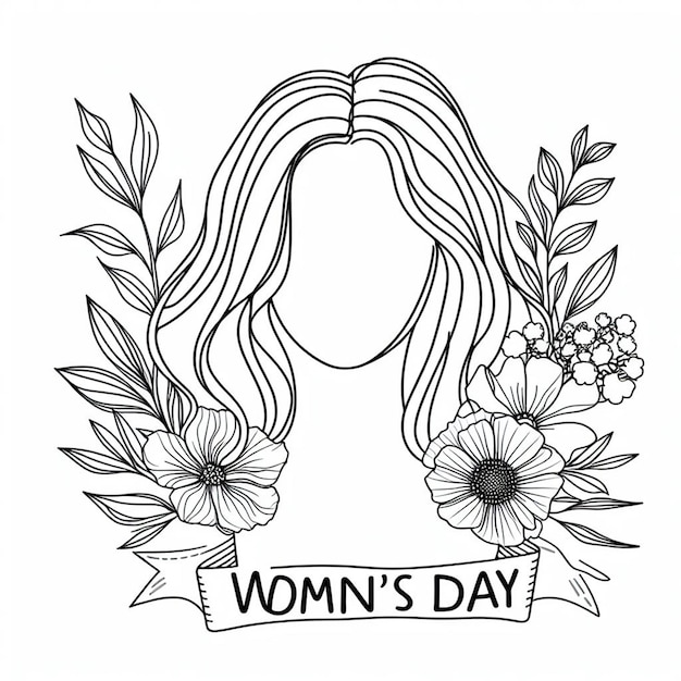 Zdjęcie dzień kobiet plakat flyer baner i dzień kobieta tło
