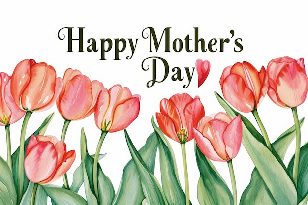 Dzień Matki Tulip Delight Nasza ekskluzywna kartka życiowa przedstawia tętniący życiem bukiet tulipanów doskonałym wyrazem miłości i uznania Świętowanie Dnia Matki z tym unikalnym kwiatowym projektem