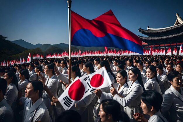 Zdjęcie dzień narodowego wyzwolenia korei