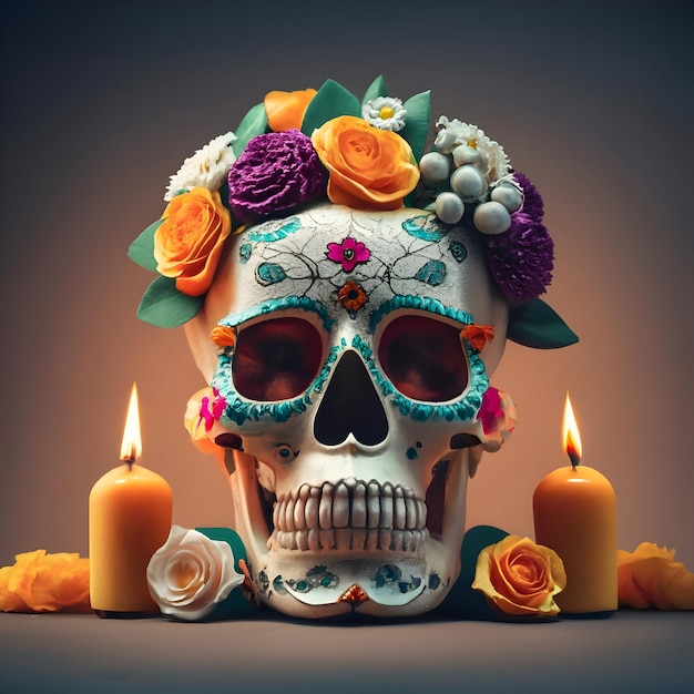 Dzień śmierci obchodzony w Meksyku i przez meksykańskie społeczności