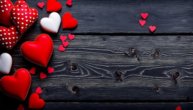 Dzień Świętego Walentyna Serca ruch tła tapeta copyspace miłość i namiętność 14 lutego