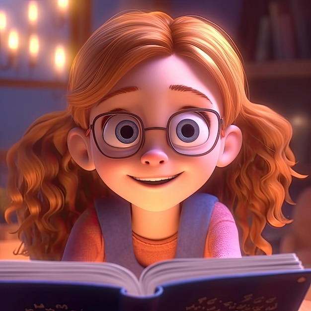 dziewczyna czyta książkę sztuki