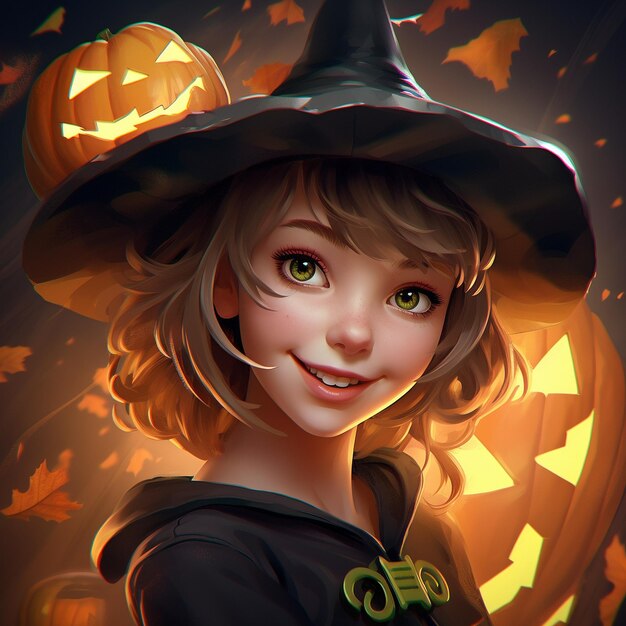 Dziewczyna z Halloween.