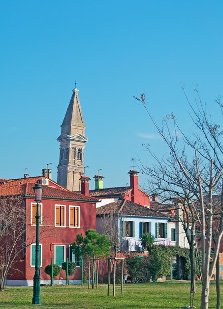 Dzwonnica San Martino w Burano we Włoszech