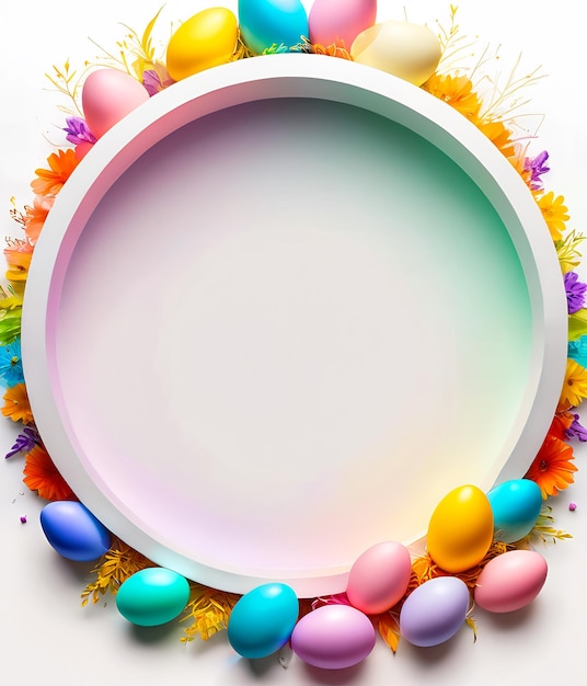 Easter background copyspace Easter card with eggs Happy Easter Easter wallpaper Easter template