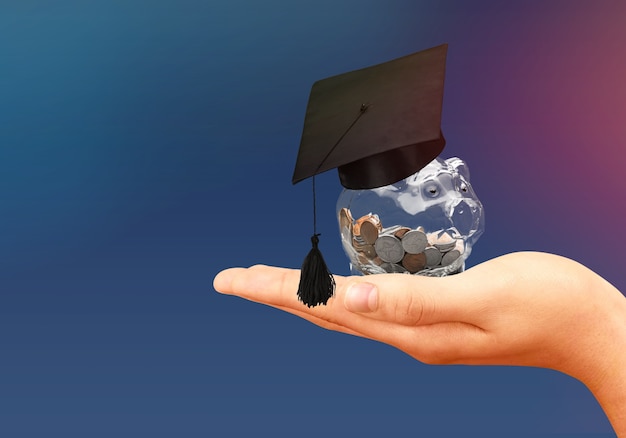 Edukacja stypendium student ikona inwestycje pieniądze akademickie