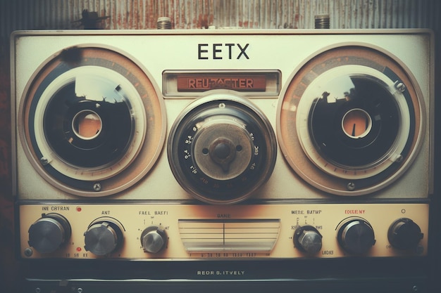 Edytowalny Vintage Retro Rext Efekt