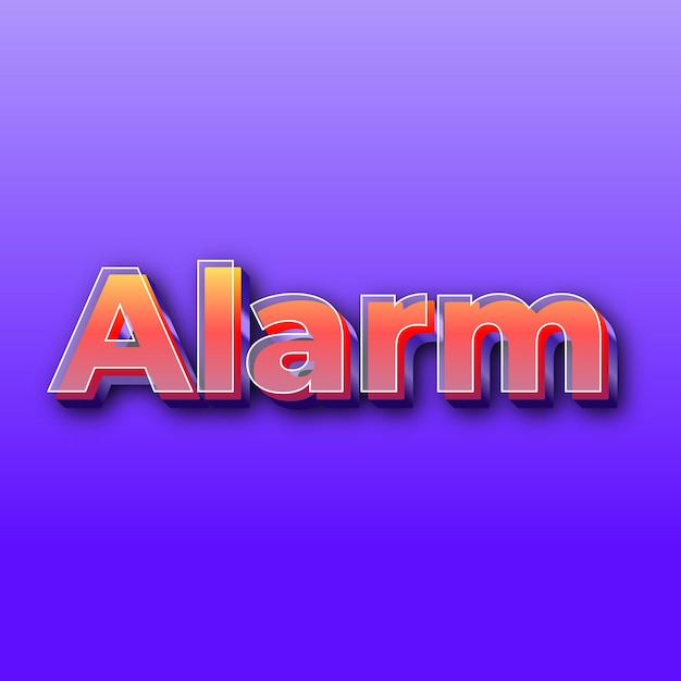 Zdjęcie efekt alarmu tekst jpg gradient fioletowy tło zdjęcie karty