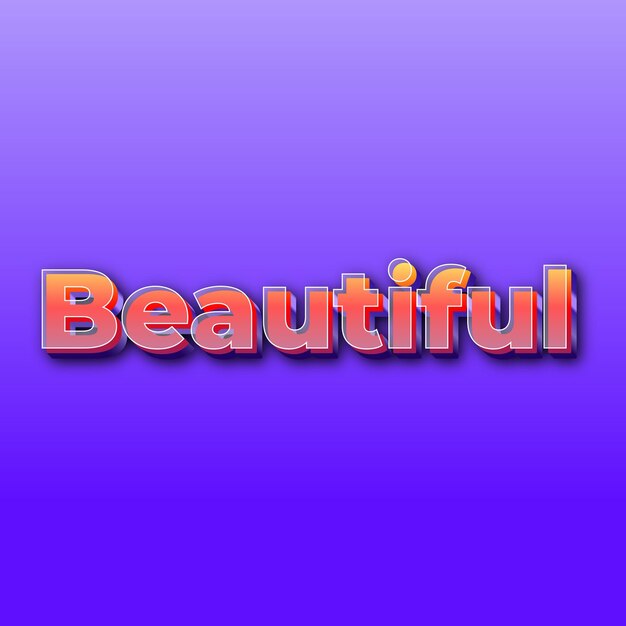 Efekt BeautifulText JPG gradient fioletowy tło zdjęcie karty