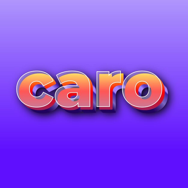 efekt caroText JPG gradientowe fioletowe tło karty zdjęcie