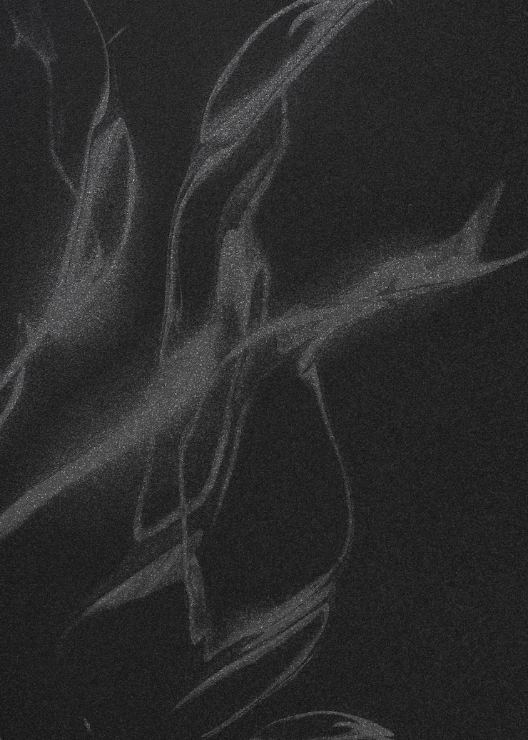 Zdjęcie efekt czarno-biały piękne abstrakcyjne tło dekoracyjne ciemne tło metalowe gradien grunge