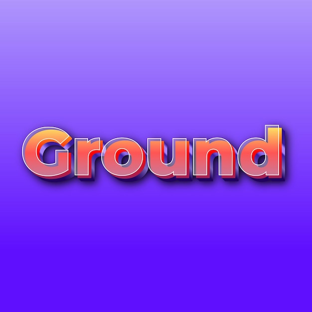 Efekt GroundText Zdjęcie karty JPG z gradientowym fioletowym tłem
