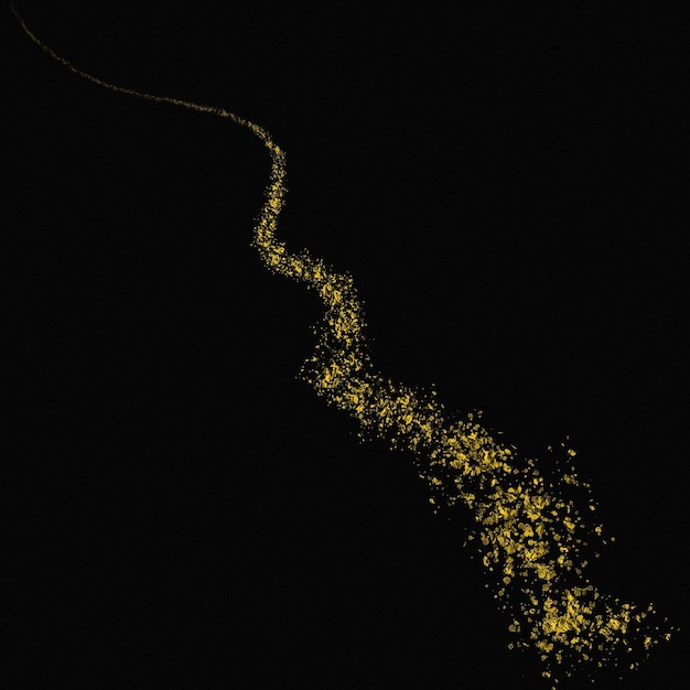 Zdjęcie efekt luksusowych cząstek złota element png przezroczyste tło