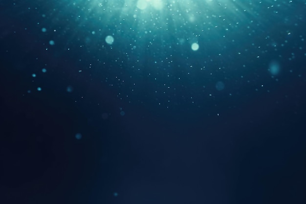 Efekt podwodny Zdjęcie nakłada się na głębokość oceanu Tekstura morza Filtr niebieskiej wody Generatywna sztuczna inteligencja