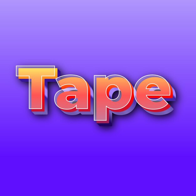 Efekt TapeText JPG gradientowe fioletowe zdjęcie karty w tle