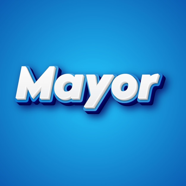 Zdjęcie efekt tekstu burmistrza złoty jpg atrakcyjne zdjęcie karty tła