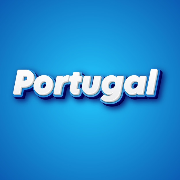 Efekt tekstu Portugalia Złoty JPG atrakcyjne zdjęcie karty tła