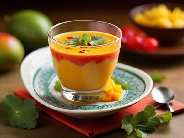 Egzotyczne mango Gazpacho Tropikalny zwrot tradycji