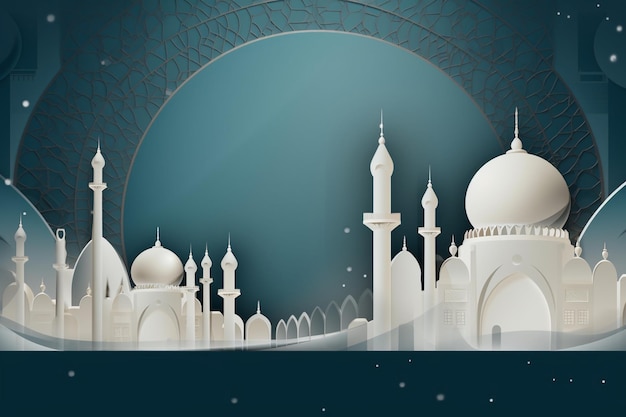 Eid al Adha Ilustracja stworzona za pomocą generatywnej sztucznej inteligencji