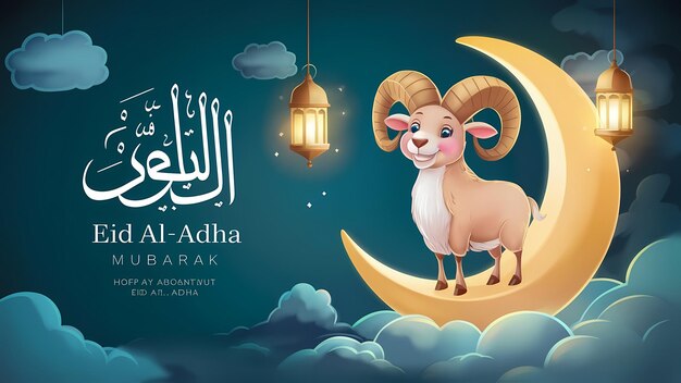 Zdjęcie eid al adha mubarak szablon eid al adha mubarak tło baneru