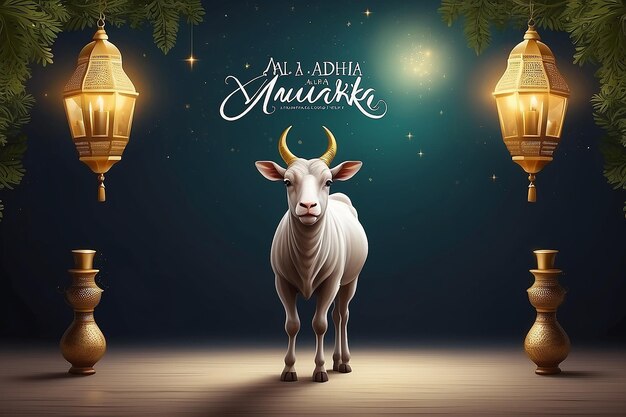 Zdjęcie eid al adha mubarak tło