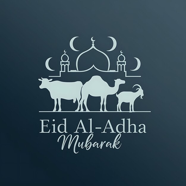 Zdjęcie eid al adha mubarak tło