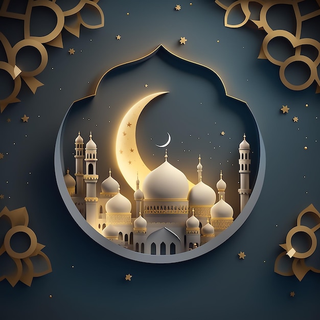 eid al adha ramadan eid ul fitr latarnie z islamskim tłem