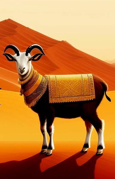 Eid al Adha świętowane z owieczkami i meczetem
