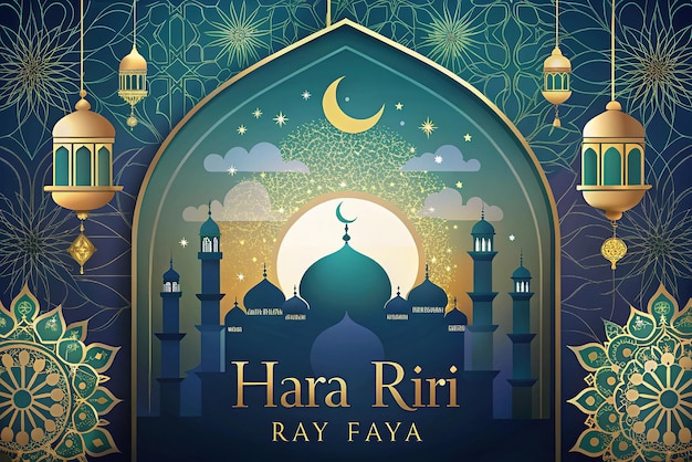 Eid Mubarak Eid Greetings Card Ramadan Kareem 1jpg