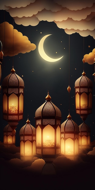 Eid mubarak islamskie święto w mediach społecznościowych