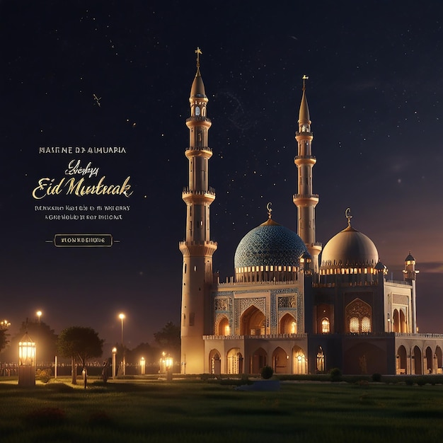 Eid Mubarak życzenia kartki życzenia Eid al Fitr życzenia hd obrazy Eid ul Fitr banery Eid życzenia zdjęcia