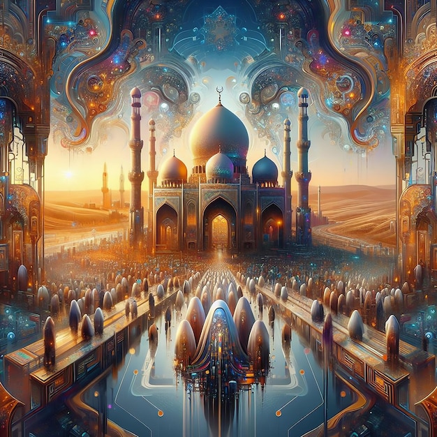 Eid Ul Adha głębi kultury i wiary AI generowane