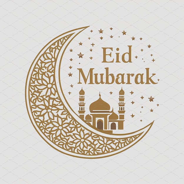 EidalAdha piękna kartka z dekoracyjną okładką