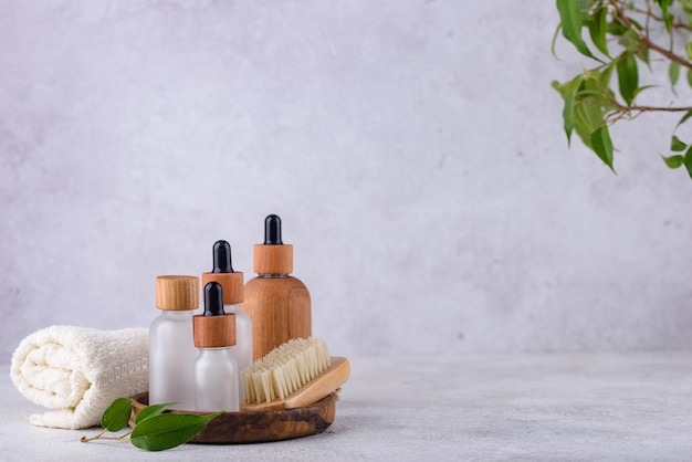 Ekologiczna kosmetyczna butelka bambusowa