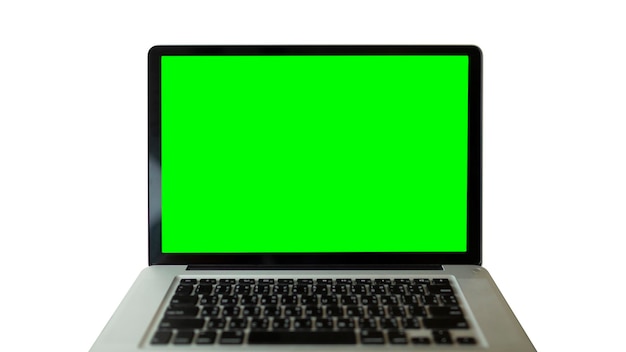 Ekran klawiatury Chroma komputera izolowany na białym