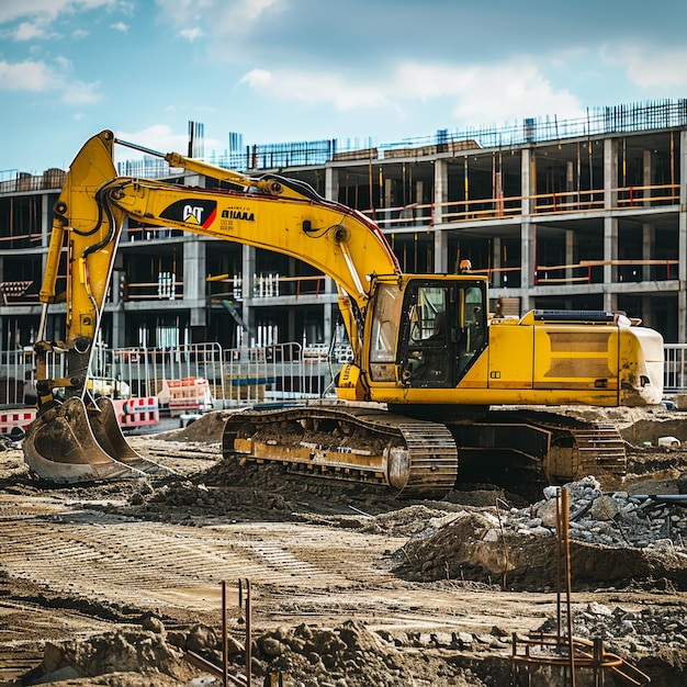 Ekskawator z wiadrą rozbijającą do rozbijania betonu Recykling odpadów budowlanych do mieszanki budowlanej Sifting i szlifowanie wiadra do oddzielenia betonu na frakcje wyższej jakości