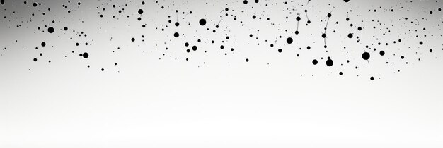 Zdjęcie eksplozja czarnych cząstek izolowana na białym banerze obraz dla tła strony internetowej