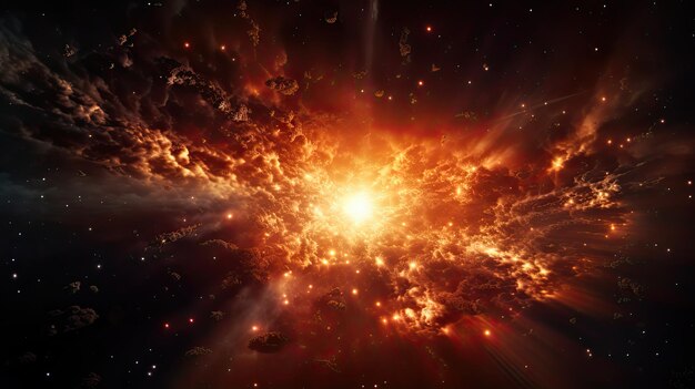 Eksplozja gromady gwiazd