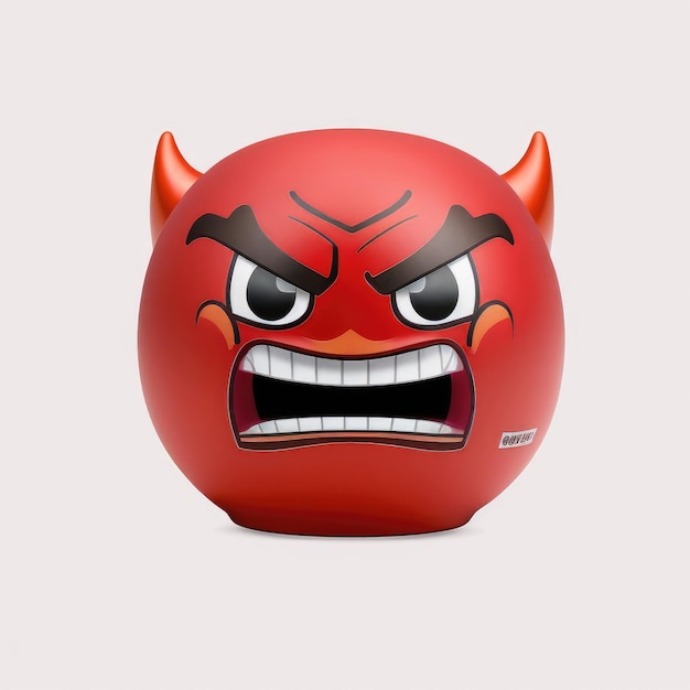 ekspresyjny emotikon twarzy demon emoji