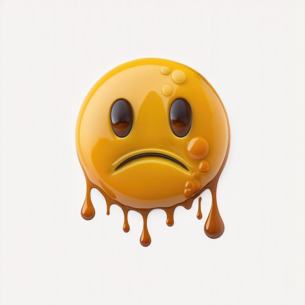 Zdjęcie ekspresyjny emotikon twarzy zabawny emoji