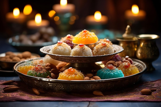 Ekstrawagancja kulinarna ze słodyczami Diwali stworzona przy użyciu generatywnej sztucznej inteligencji
