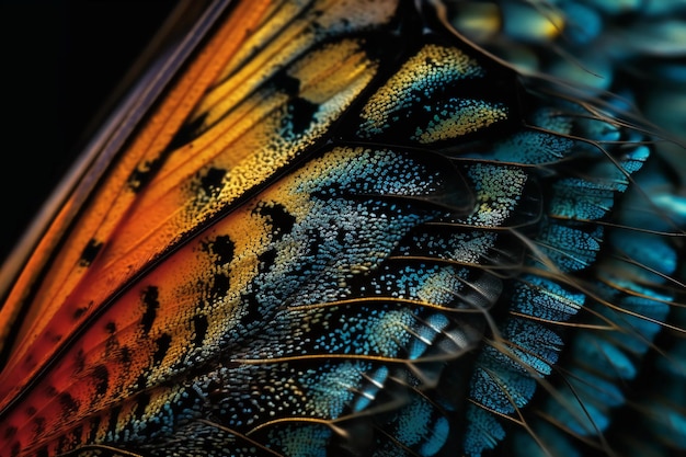 Ekstremalne przeznaczone do walki radioelektronicznej ilustracji sztuki cyfrowej skrzydła motyla