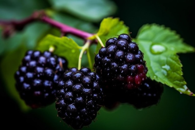 Zdjęcie ekstremalnie soczyste owoce czarnuszki zbliżone wyraźne zdjęcie