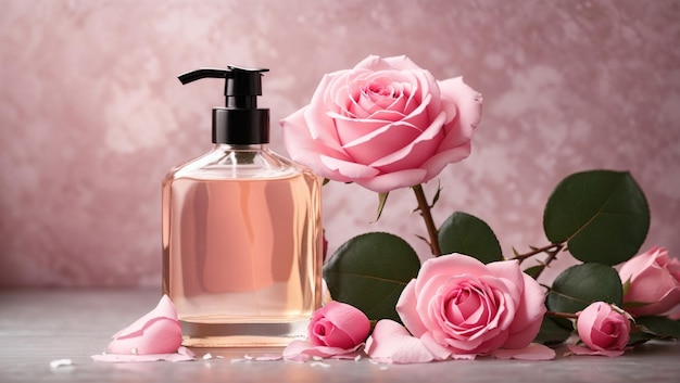Elegancja mydła i różowej róży
