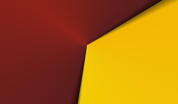 Elegancki ciemnoczerwony z żółtą warstwą papieru abstrakcyjne tło