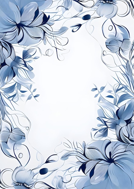 Elegancki wzór zaproszenia ślubnego z dekoracją kwiatową w stylu ilustracji wektorowej